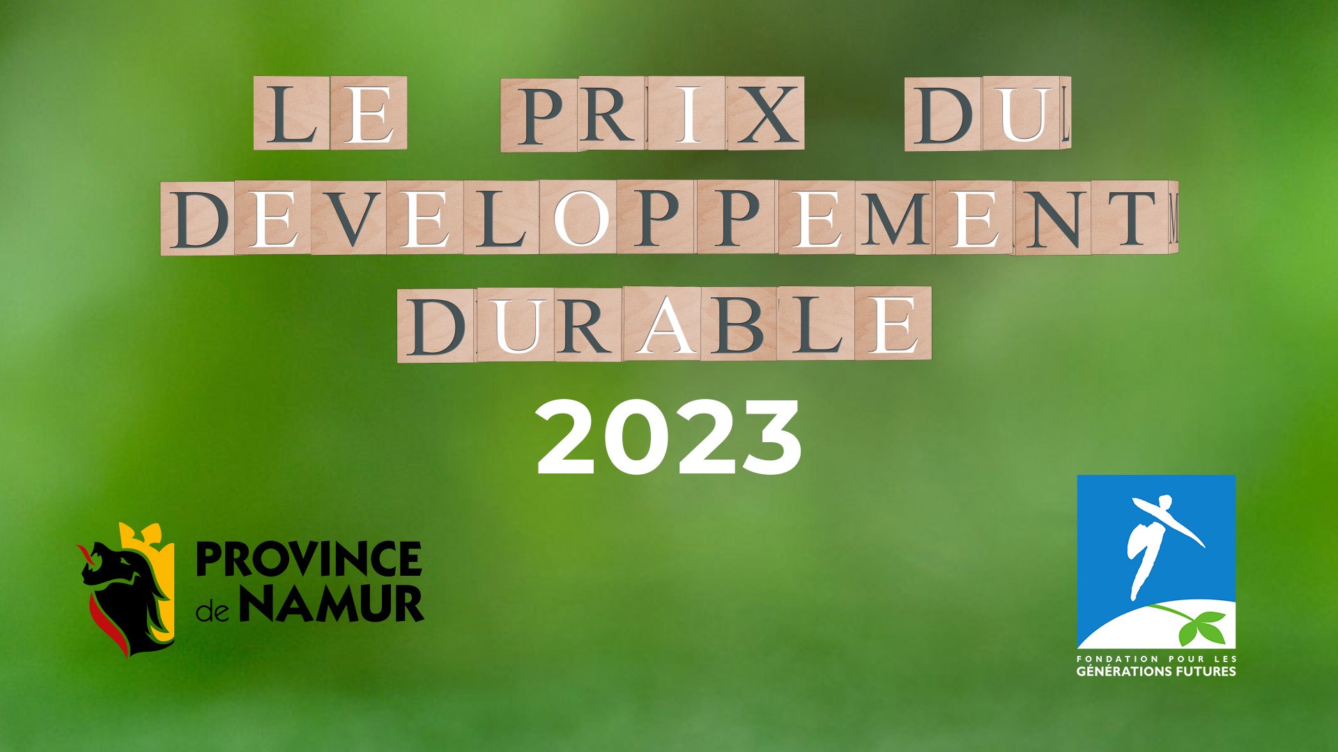 Prix du Développement Durable de la Province de Namur - édition spéciale 2023