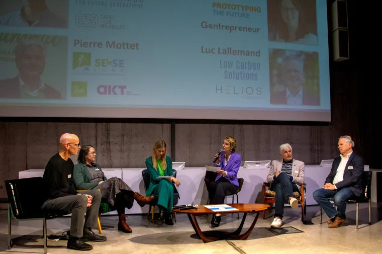Summit 2025_Panel_Horizon2050_Pierre Mottet, Luc Lallemand, Jolien Coenraets, et Pierre Echard