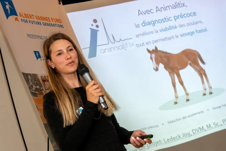 Joy Ledeck, fondatrice d'Animalitix