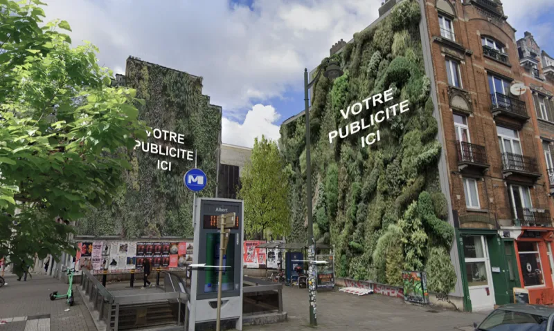 Des murs v&eacute;g&eacute;talis&eacute;s pay&eacute;s par la pub, le projet d&rsquo;un tout jeune entrepreneur 