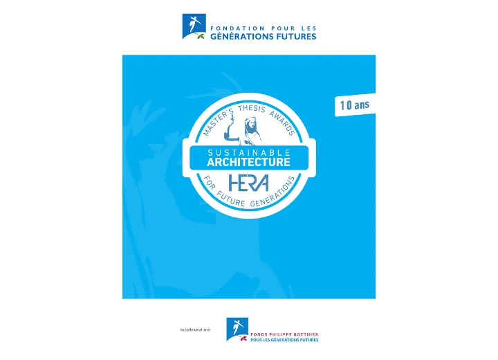 Couverture brochure R&eacute;trospective Architecture