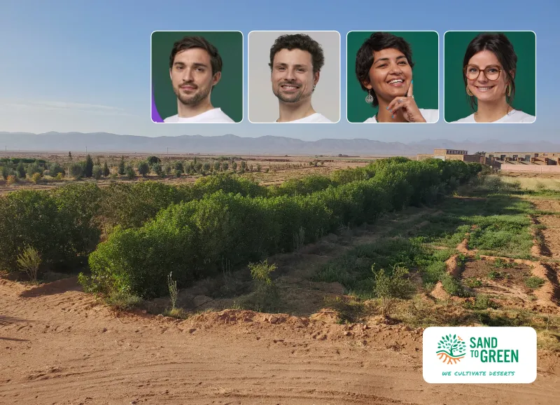 Sand to Green laur&eacute;ate Seeding the Future 2023