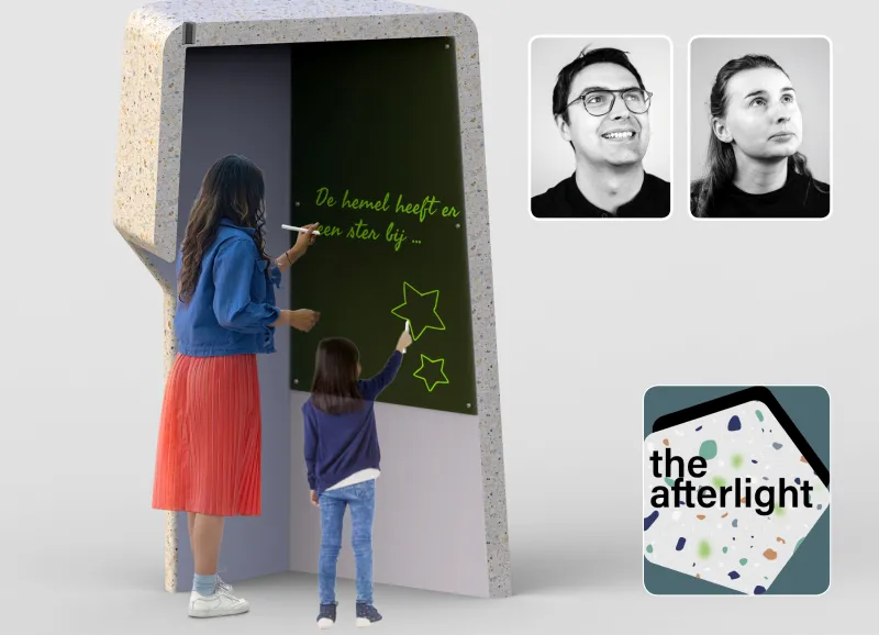 the afterlight, un des laur&eacute;ats Prototyping the Future 2024 - Espace de comm&eacute;moration intimiste