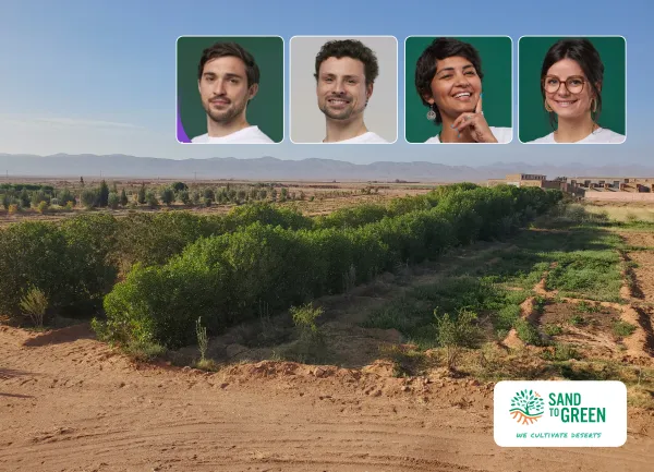 Sand to Green laur&eacute;ate Seeding the Future 2023